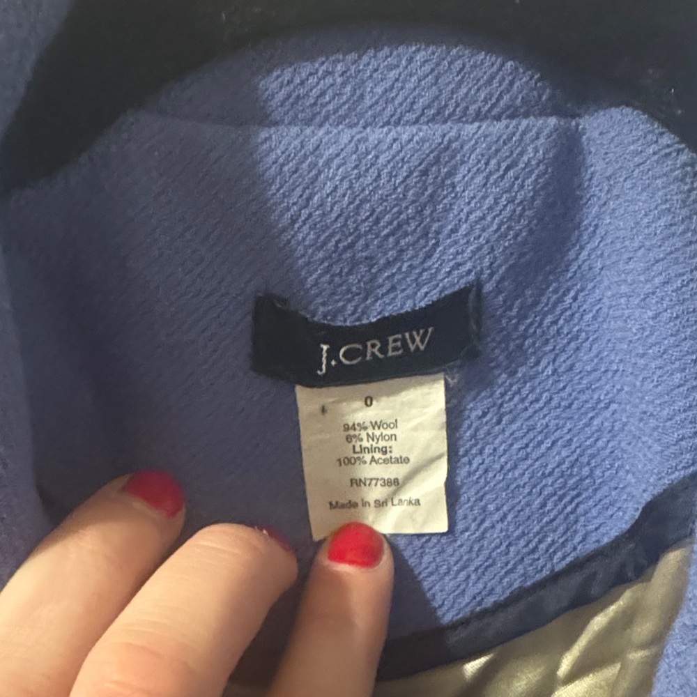 J. Crew Women's Lavender Trench Coat - Picture 2 of 3
